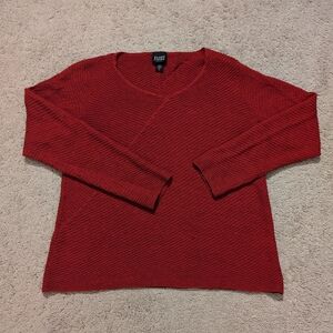 Eileen Fisher Wool Textured Long sleeve Top